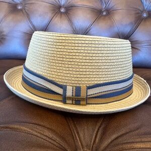 Stetson Genuine Toyo Hat with Tan and Cream